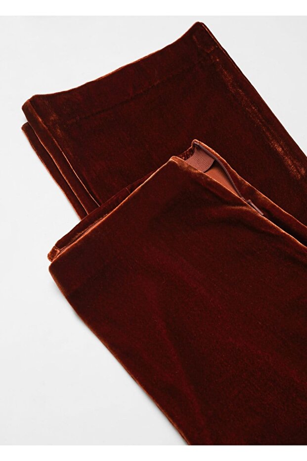 Kadife kumaş pantolon - 7