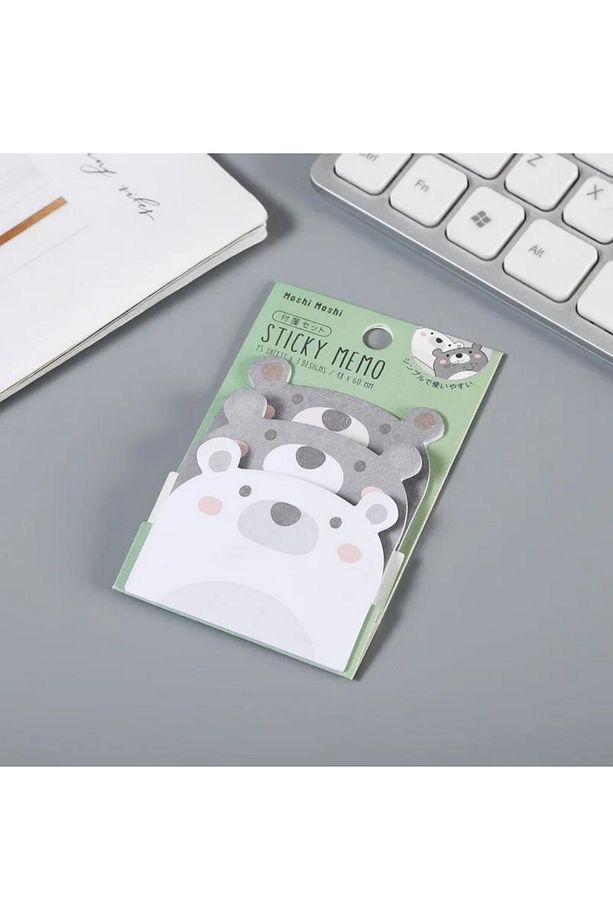Sweet Animals Yapışkanlı Not Kağıdı Postit 1 Adet 45 Yaprak - 6