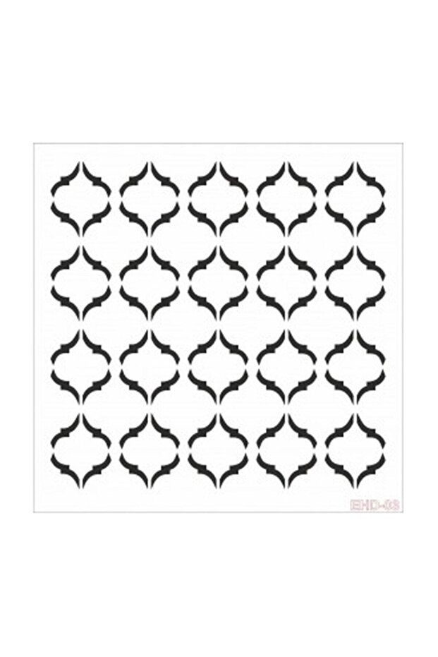 Ehd03 قالب رسم استنسل Ehd03-20x20cm