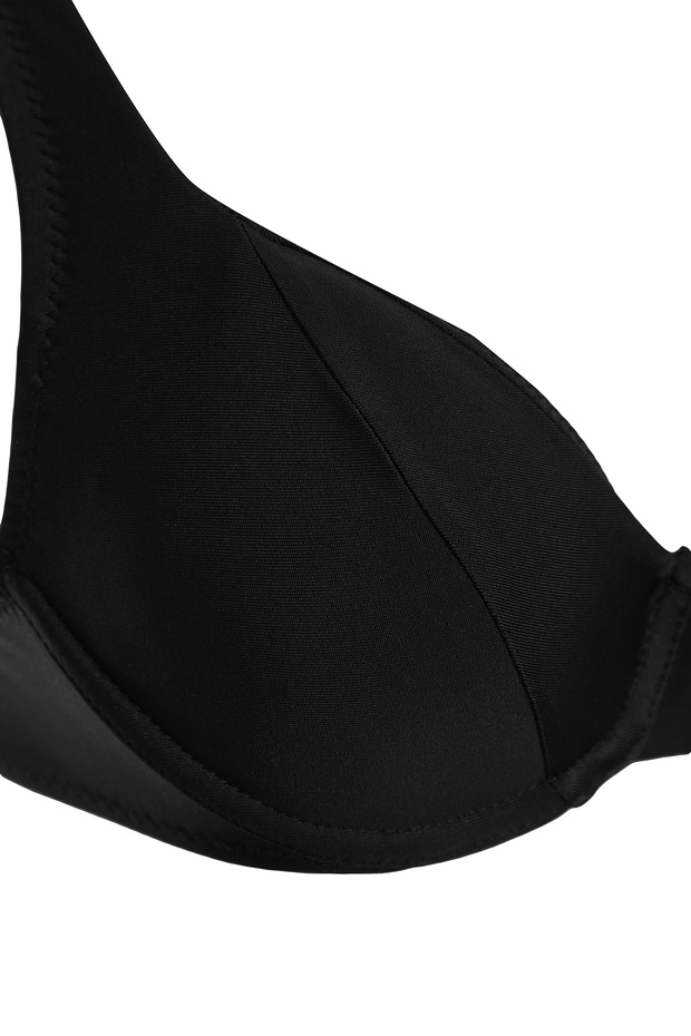 Siyah Balconette Kaplı Basic Bikini Üstü TBESS21BU0088 - 6