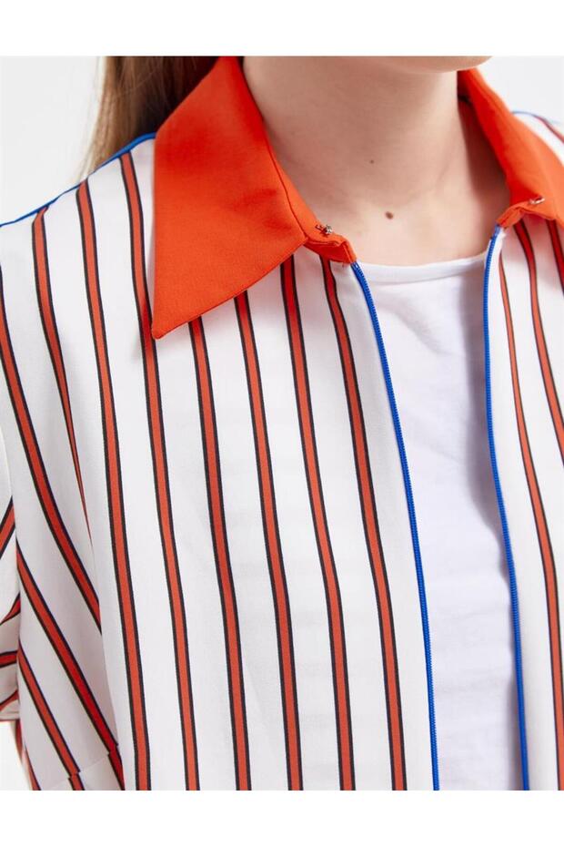 تونيك أحمر مزخرف - 4