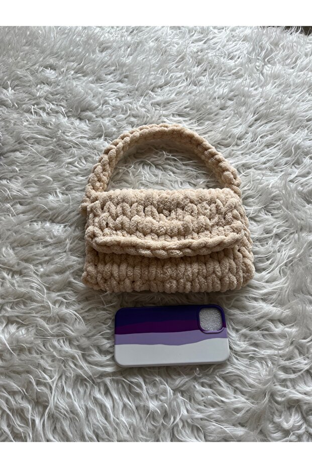 Puffy çıtçıtlı el çantası - 2