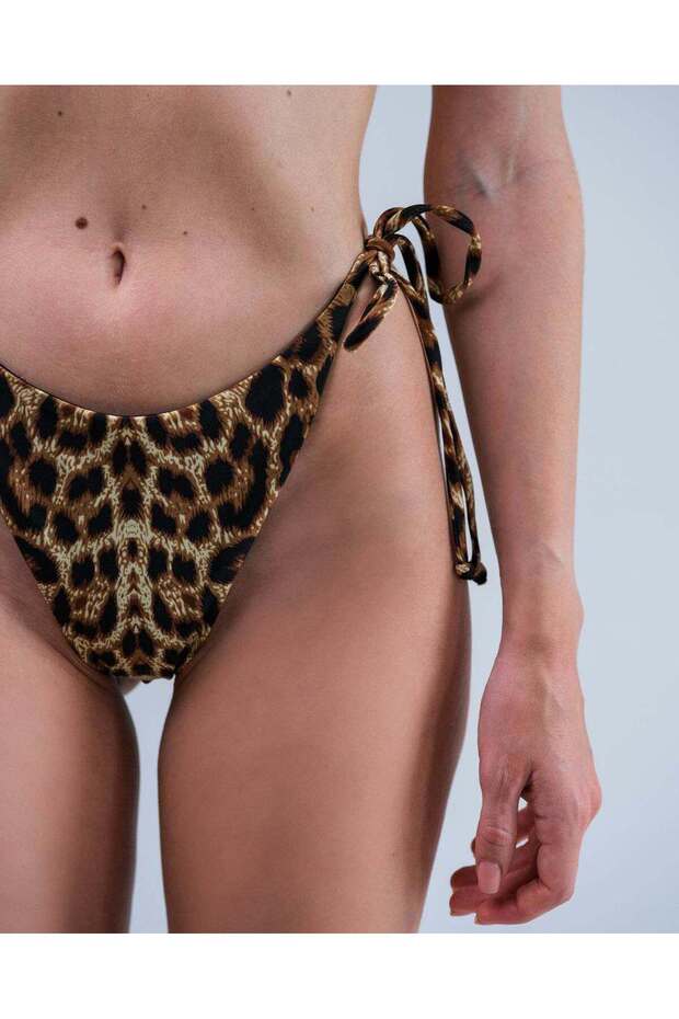Leopard print bikini set - 2
