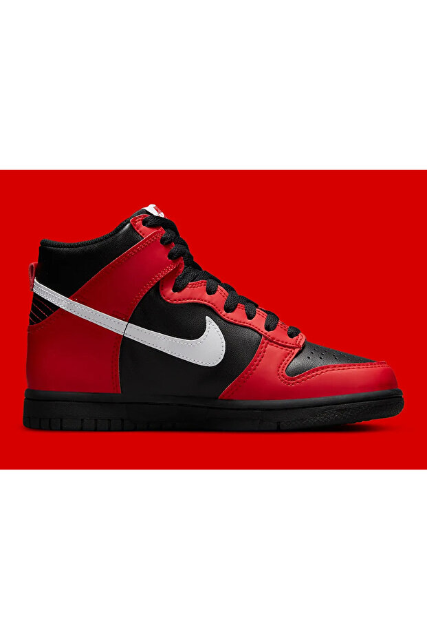 Dunk High Black Red - 2