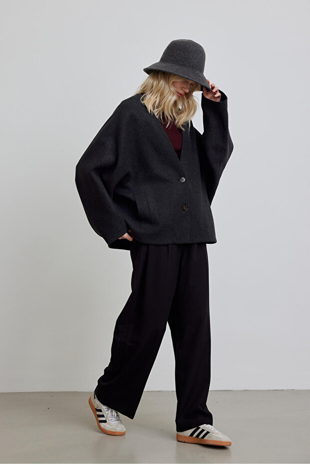 سترة ملعقة ميلانا أنثراسايت - 3