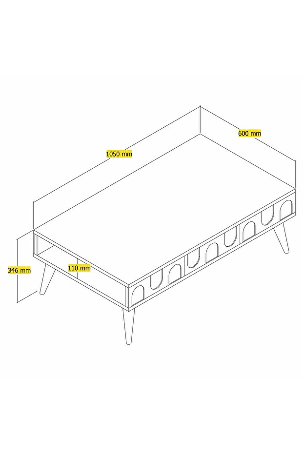 Lyon Orta Sehpa - Atlas Ceviz - 3