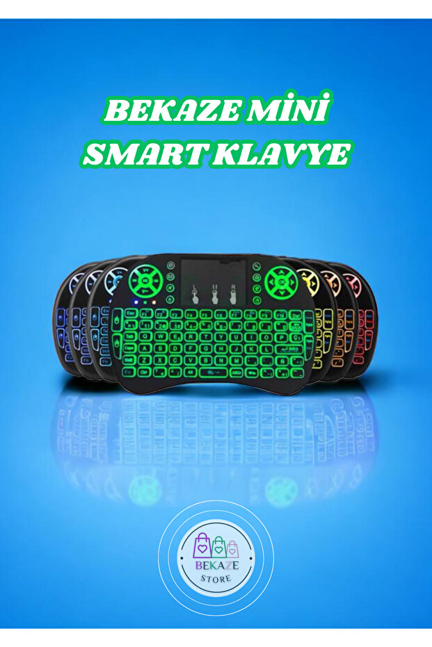 IŞIKLI KABLOSUZ MİNİ SMART KLAVYE - 1