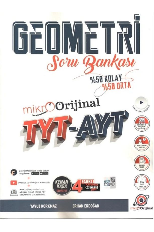 Orijinal Yayınları Tyt Ayt Geometri Mikro Soru Bankası Fenomen - 1