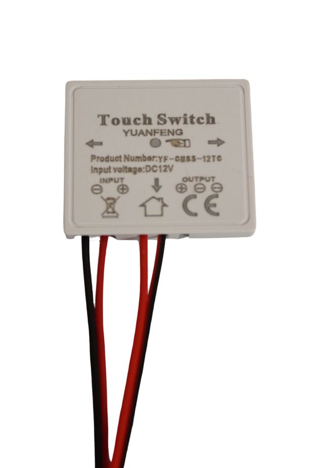 12V 3A Dokunmatik (Touch) Ayna Arkası Sensörü Beyaz Banyo Aynası Sensörü Mobilya Sensörü Led Işık - 1