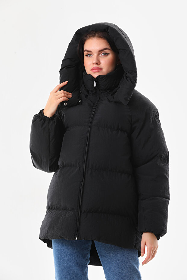 Voděodolná bunda s kapucí - 2