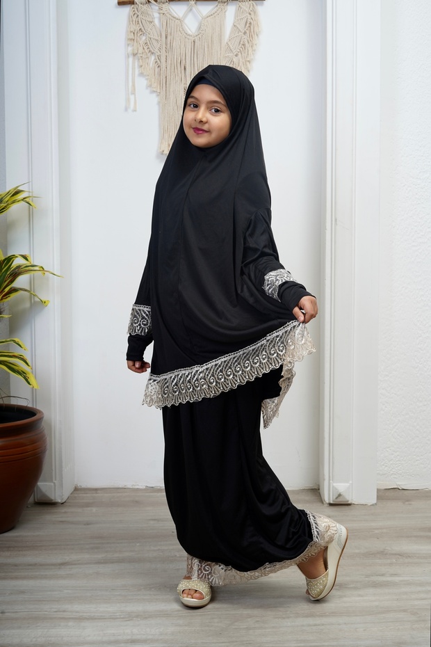 Children's Two-Piece Prayer Outfit Black
