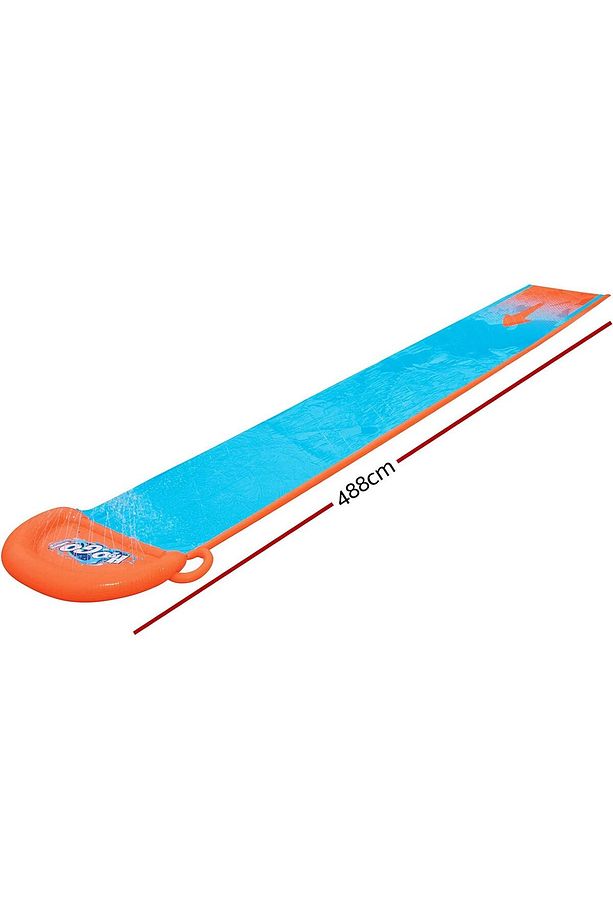 H20go Single Water Slide, 4,88 M Şişirilebilir Slip And Slide With Built-ın Sprinklers - 7