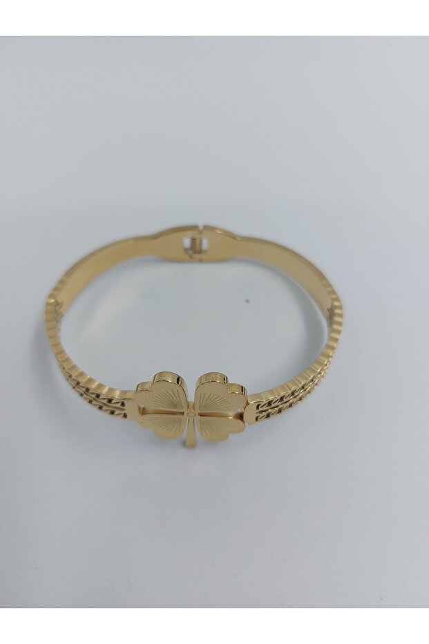 4 Yapraklı Yonca Çelik Kelepçe - 5