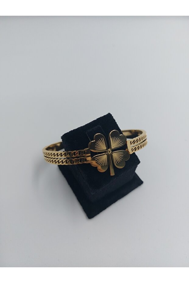 4 Yapraklı Yonca Çelik Kelepçe - 3