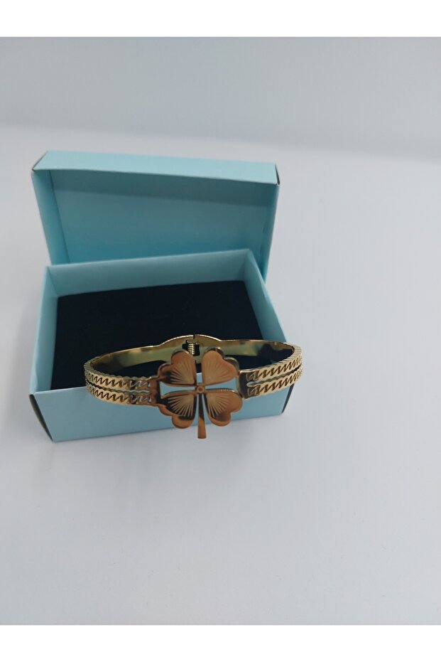 4 Yapraklı Yonca Çelik Kelepçe - 8