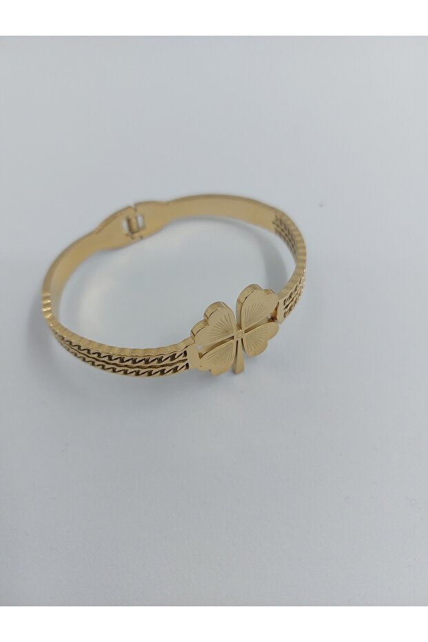 4 Yapraklı Yonca Çelik Kelepçe - 4