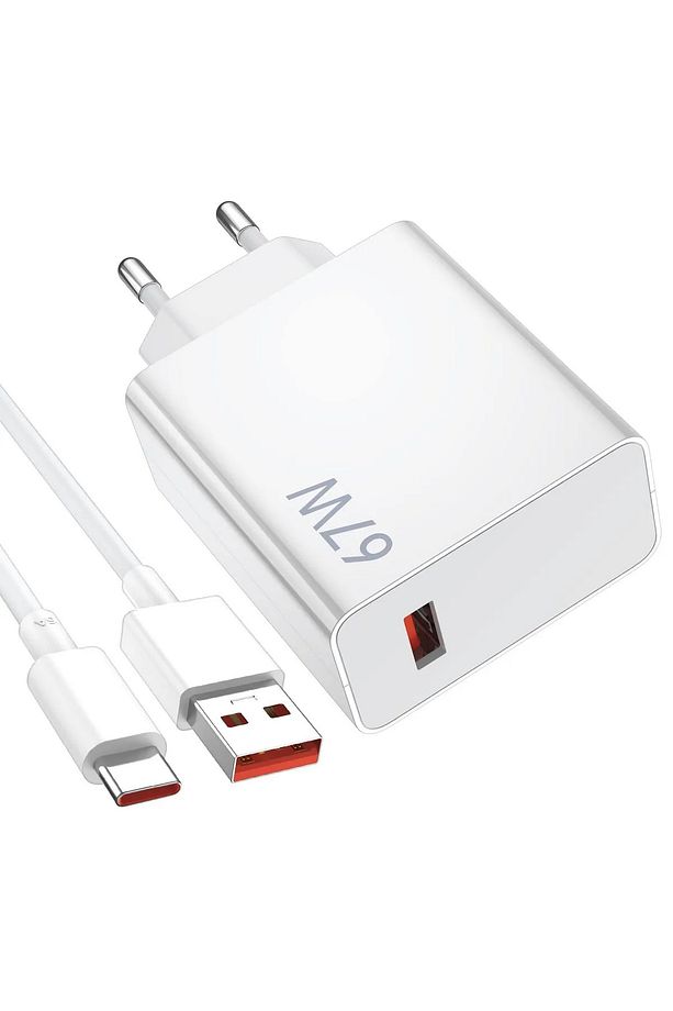 67W USB To Type-C Xiaomi iPhone15 Uyumlu  Notebook Ultrabook Turbo Şarj Aleti Adaptör Kablo (SET) - 6