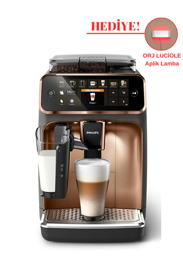 5000 Series LatteGo Fully Automatic Coffee and Espresso Machine with Milk Solution and 12 Different Drinks - 1