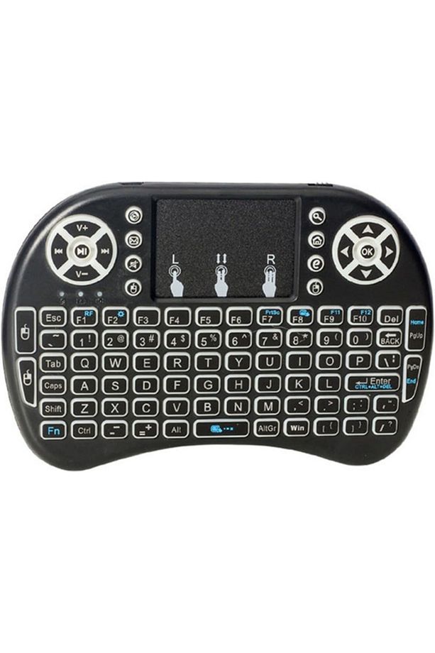 Mini Kablosuz Klavye Touchpad 2.4 GHZ i8 Klavye Mobil Akıllı TV Uzaktan Kumanda PC Android TV Box - 4