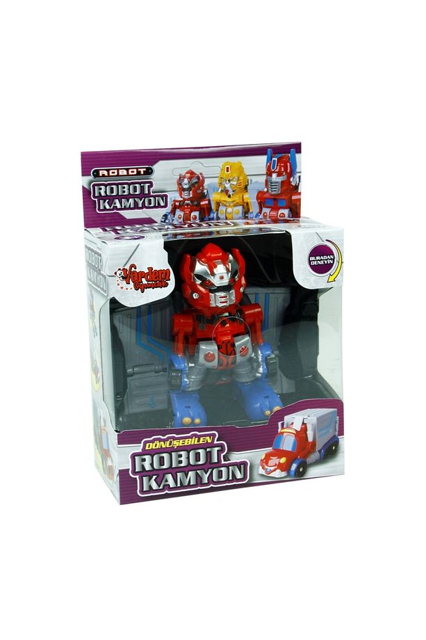 Transformens Kutulu Kamyona Dönüşebilen Mini Robot Kamyon Kamyona Dönüşen Robot - 2