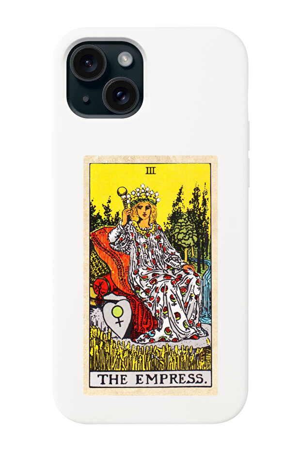 حافظة هاتف الإمبراطورة تاروت المتوافقة مع هاتف Iphone 15 PLUS - 1