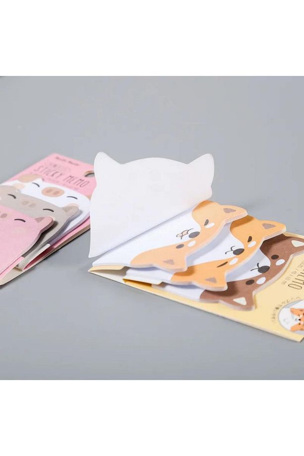 Sweet Animals Yapışkanlı Not Kağıdı Postit 1 Adet 45 Yaprak - 2