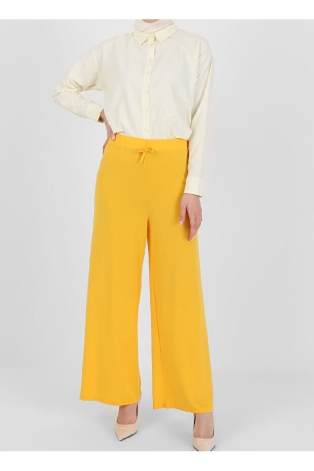 BELI ELASTIC BOL CUFF MUSTARD TROUSERS