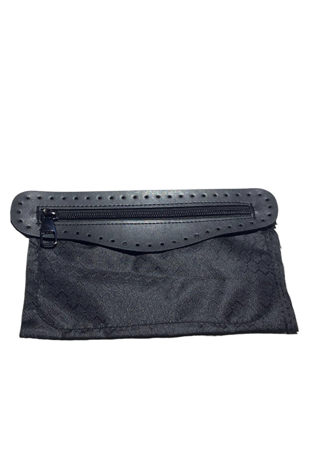 Black Lined Bag Pocket
