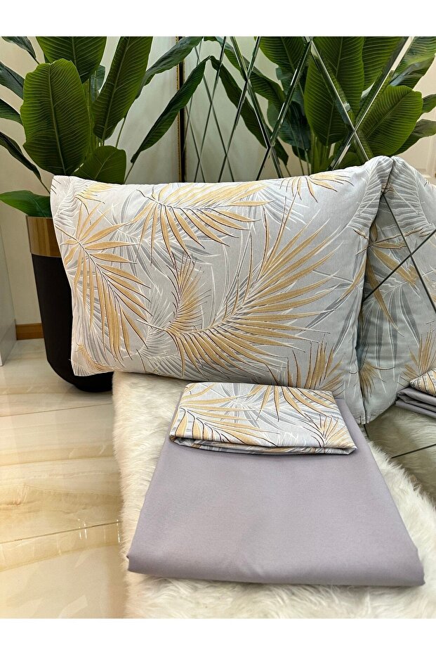 Life Single Sheet Pillow Set Gray