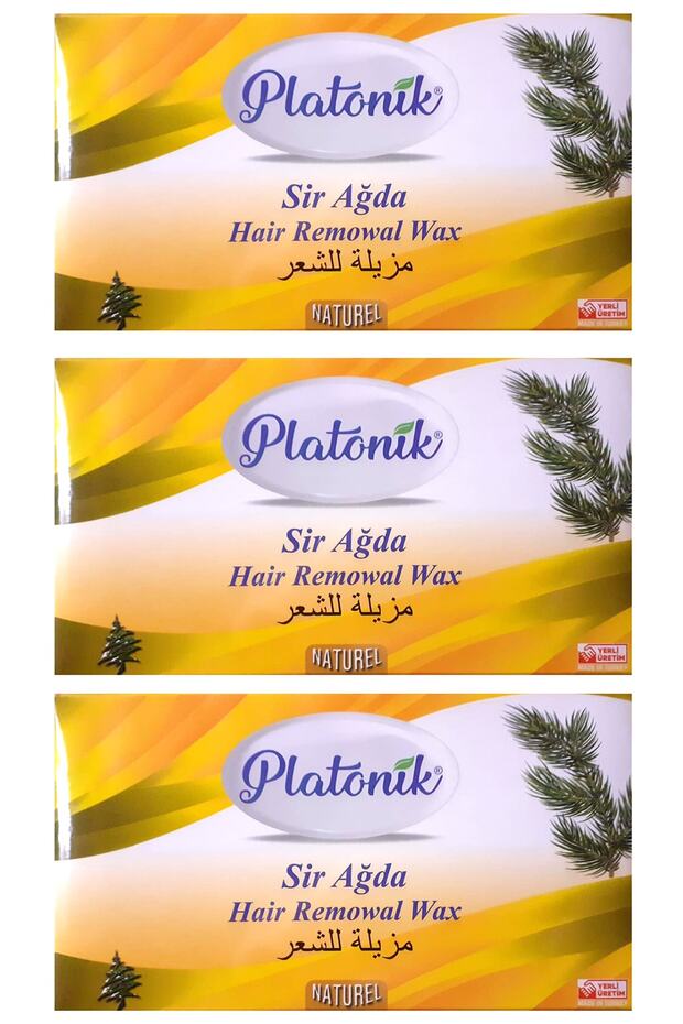 Sarı Naturel Kalıp Ağda 400 gr 3 Adet - 1