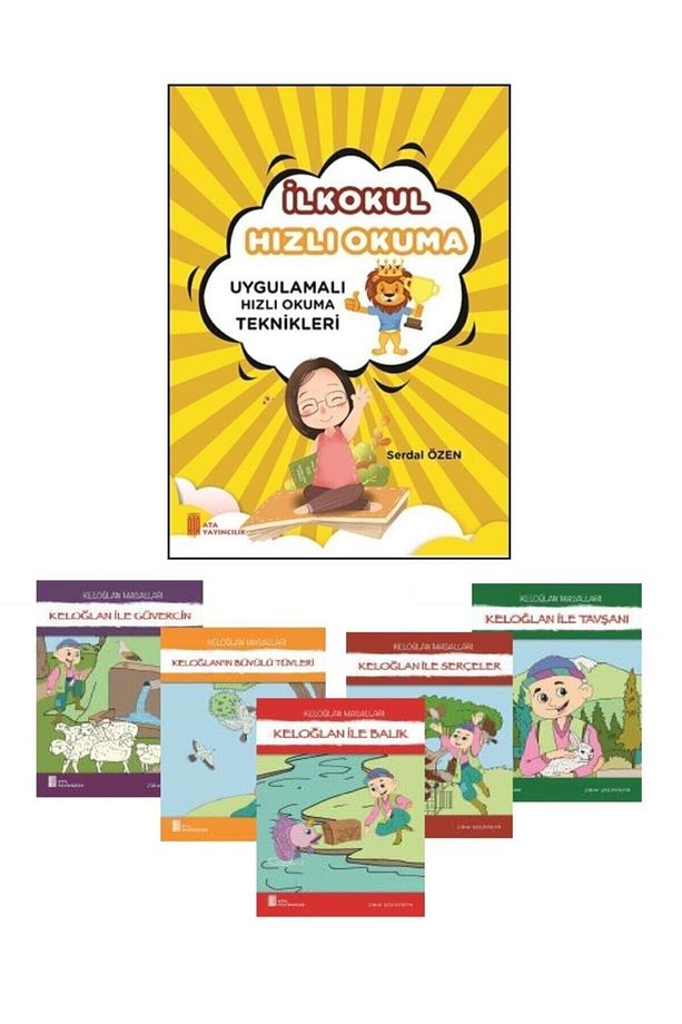 Ata Yayınları Hızlı Okuma (uygulamalı Hızlı Okuma Teknikleri) +keloğlan 5'li Okuma Seti - 1
