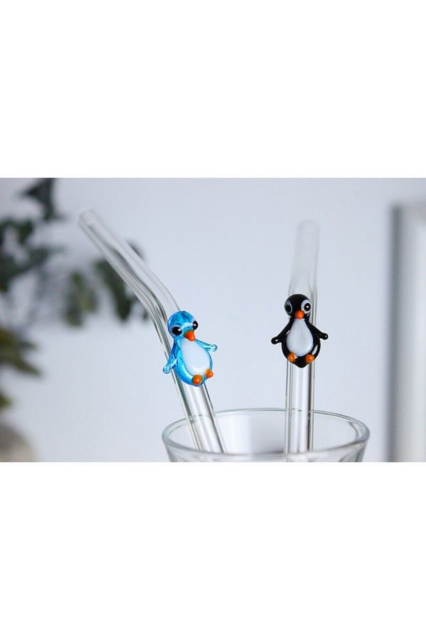 Penguen Cam Pipet 2'li Set - 2
