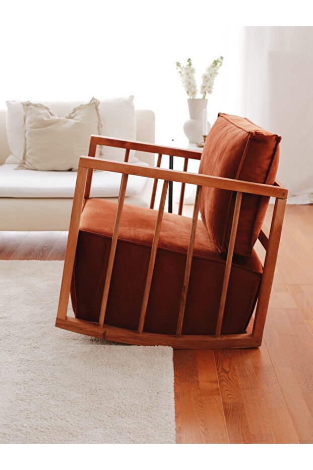 Ahşap Sallanan Berjer - 3