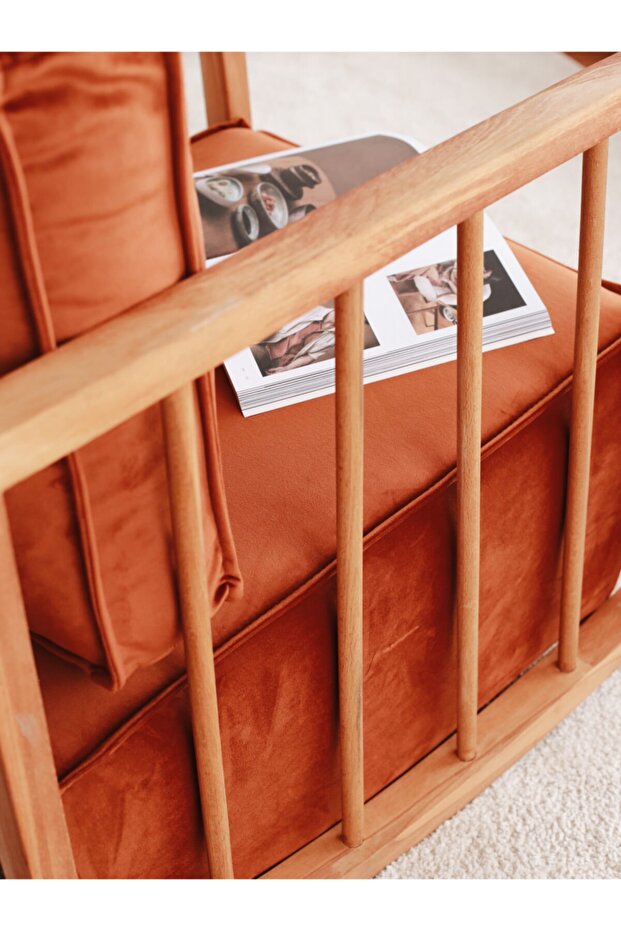 Ahşap Sallanan Berjer - 4