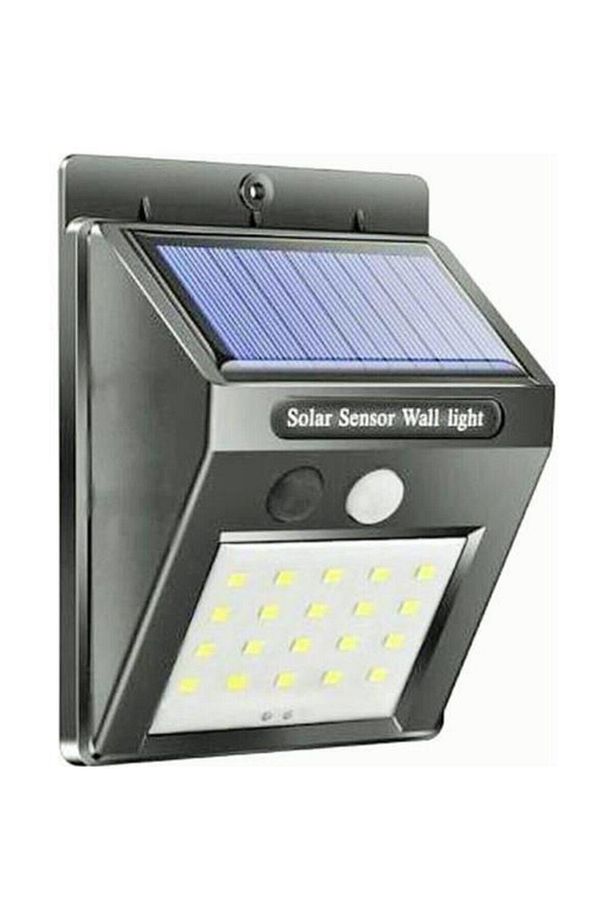 Solar Sensörlü Güneş Enerjisi Duvar Tipi 30 Ledli Led Aplik - 1