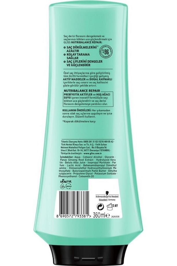 Nutribalance Saç Kremi 360 ml X2 Adet+makyaj Çantası - 4