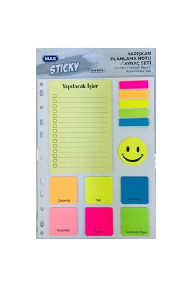 3676 Yapışkan Planlama Notu / Ayraç Seti - 1