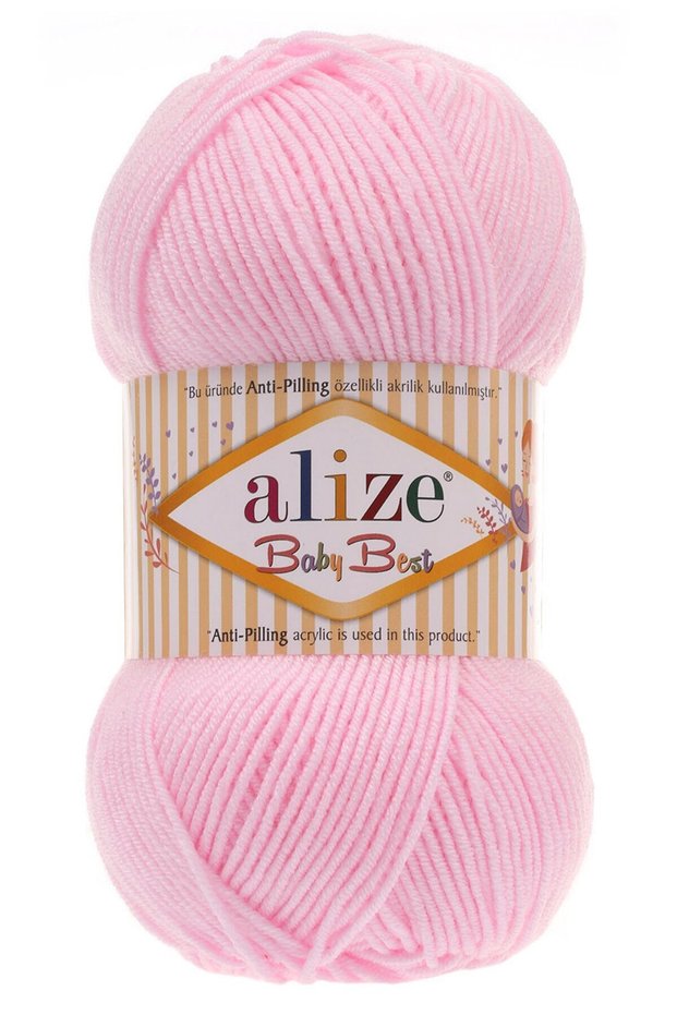 Powder Pink Baby Best Knitting Yarn 185