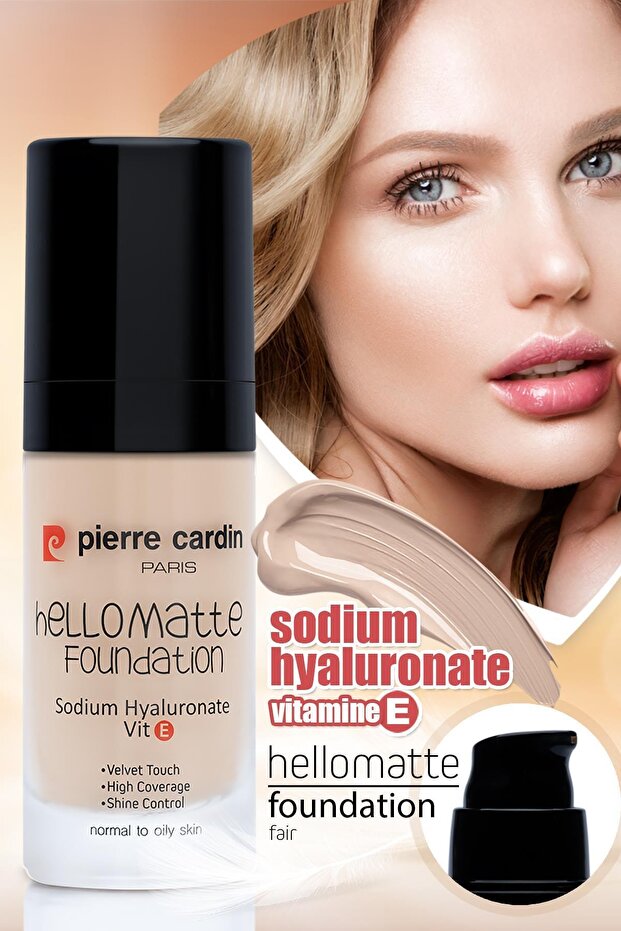 Hellomatte Foundation - Fair - 30 Ml - 4