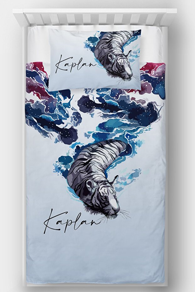 Single Decorative Tiger Bedspread