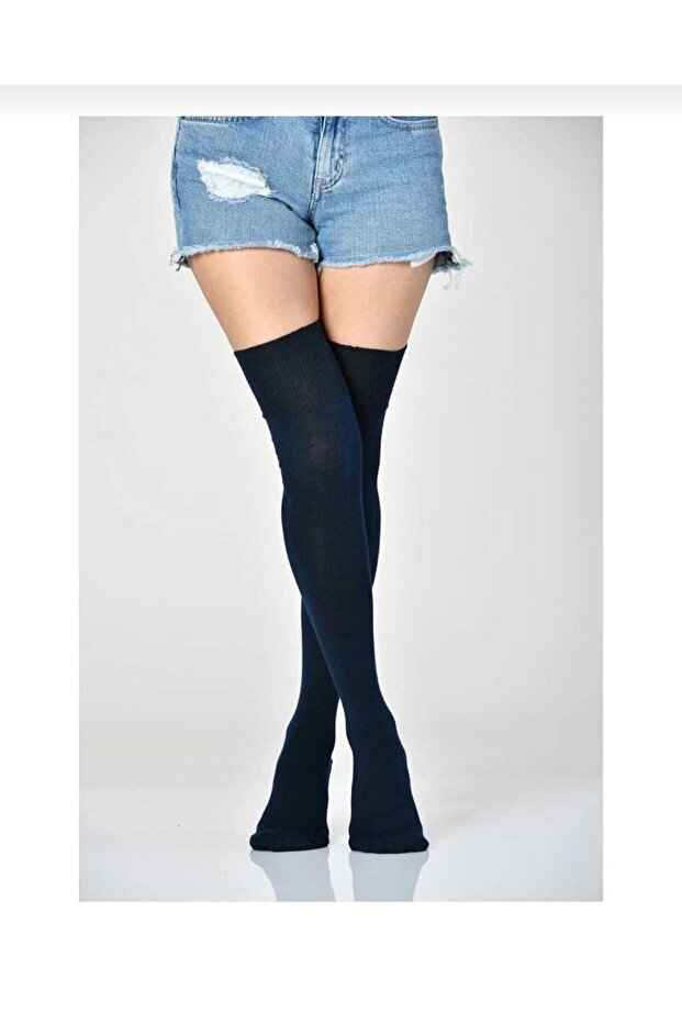 جوارب فوق الركبة مكونة من قطعتين - 1