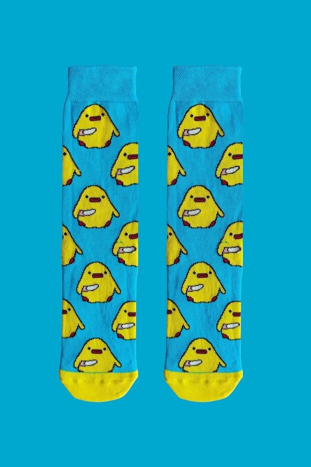 Civciv Desen Çorap ( 1 Çift ) - 2