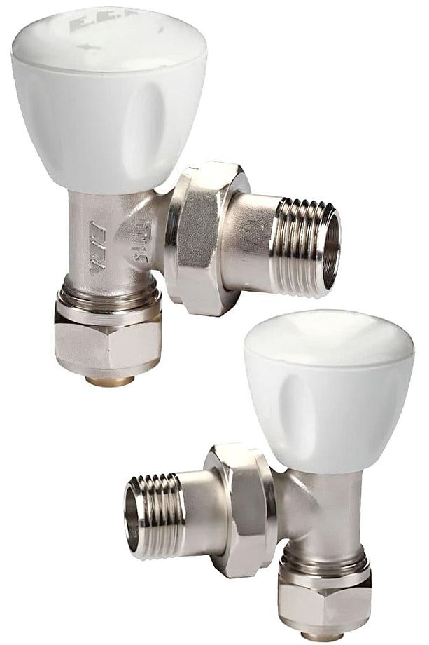 RV3 Köşe Radyatör Vanası 2 Adet Pex 1/2''x16 mm 602120721 - 6