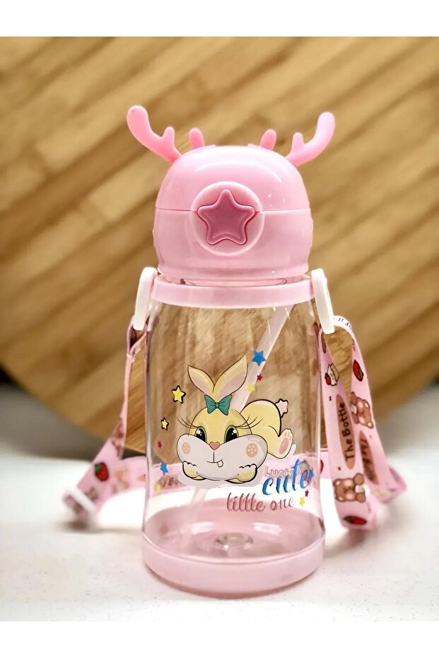 زجاجة مياه بتفاصيل غزال - 1