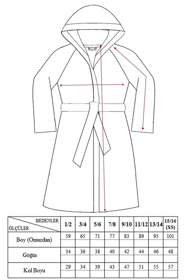 رداء حمام بغطاء للرأس - 2