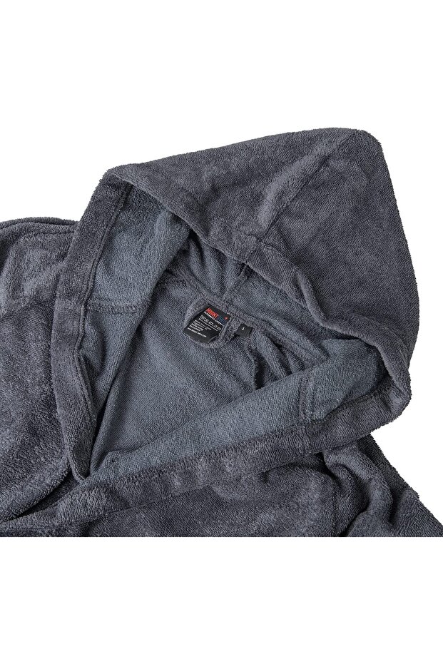 Kapşonlu Bornoz - 4