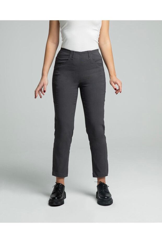 Mony Cropped Viskon Antrasit - 1