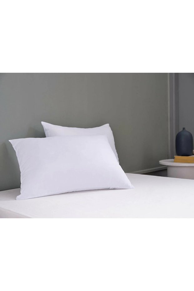 White Line Microfiber Pillow 50 x 70 cm - White