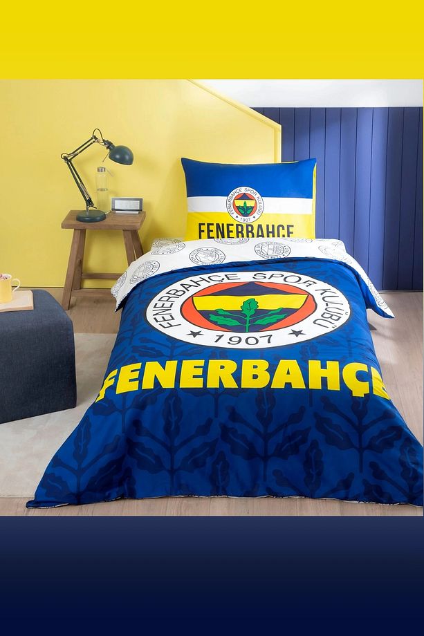 Lisanslı Fenerbahçe Palamut Tek Kişilik Pamuk Nevresim Takımı - 1