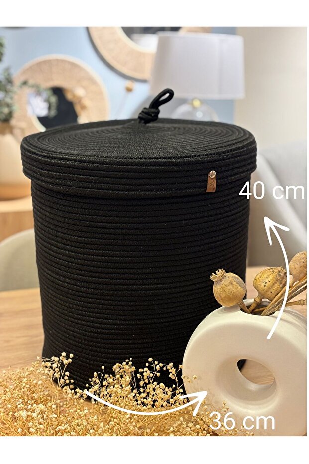 Victor Multi-Purpose Organizer Basket with Lid, Flowerpot with Lid, Organizer with Lid 36X40 - Large Size